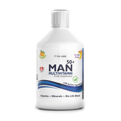Swedis Nutra Vloeibare Multivitamine Man 50+ 500 ml